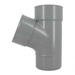 Croix d'angle PVC 67 degré 30 Mâle/Femelle, 125