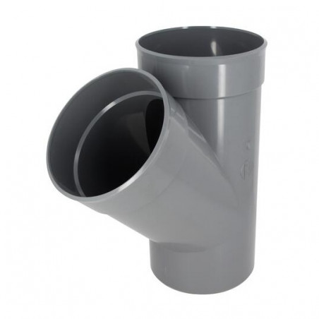 Té PVC 45 degré MF 200