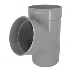 Té PVC 67 degré30 MF 200