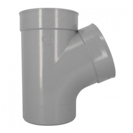 Té PVC 67 degré30 MF 200 NICOLL BB16 - Image 3/4