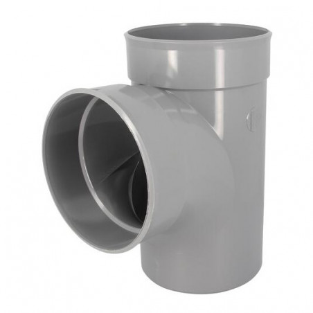 Té PVC 87 degré30 MF 200