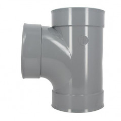 PVC T-stuk 87 graden30 FF 200