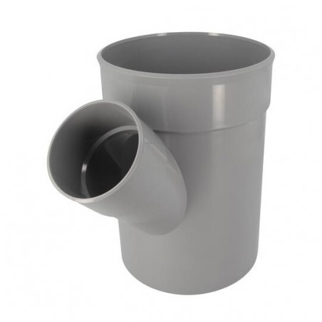 Té PVC 45 degré réduit MF 200/100/200 NICOLL BB64 - Image 1/4