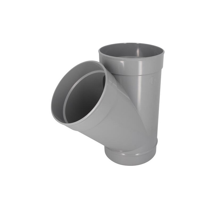 Té PVC 45 degré MF 250