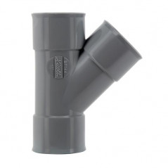 Té PVC 45 degré FF 32