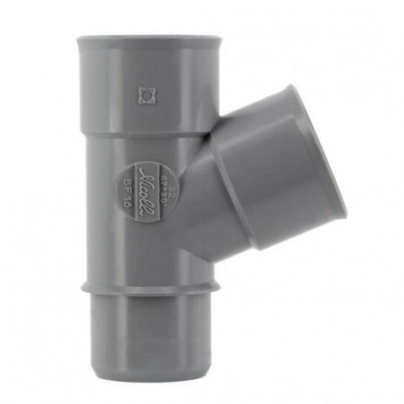 Pvc T-Stuk 67 Graden30 Mf 32, NICOLL, BF16