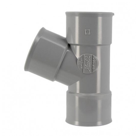 Té PVC 67 degré30 FF 32