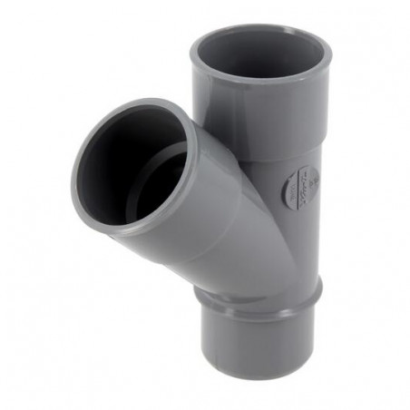 Té PVC 45 degré MF 40