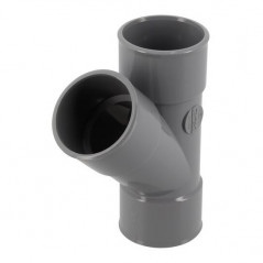 Té PVC 45 degré FF 40