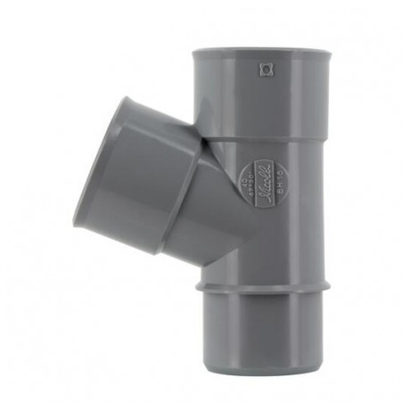 Té PVC 67 degré30 MF 40 NICOLL BH16 - Image 3/4