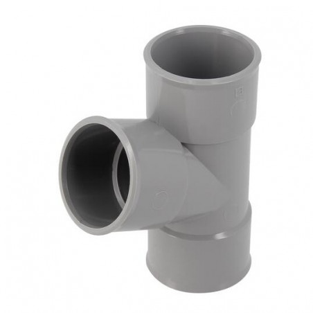 Té PVC 67 degré30 FF 40