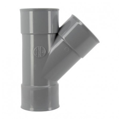 Pvc T-Stuk 45 Graden Ff 50, NICOLL, BJ144