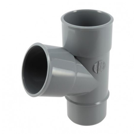 Té PVC 67 degré30 MF 50 NICOLL BJ16 - Image 1/3