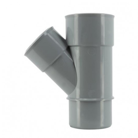 Té PVC 45 degré réduit MF 50/32/50 NICOLL BJ34 - Image 3/5