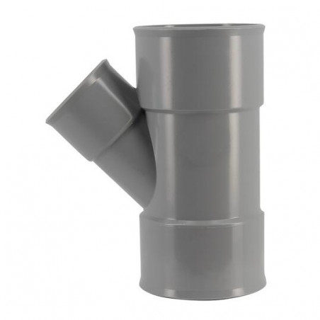 T-Stuk Pvc 45 Graden Gereduceerd Ff 50/32/50, NICOLL, BJ344