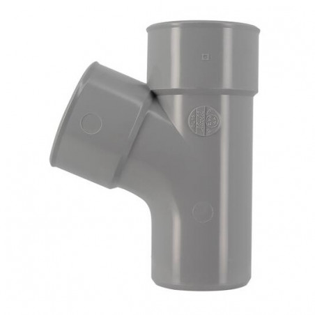 Té PVC 67 degré30 MF 63 NICOLL BL16 - Image 3/4