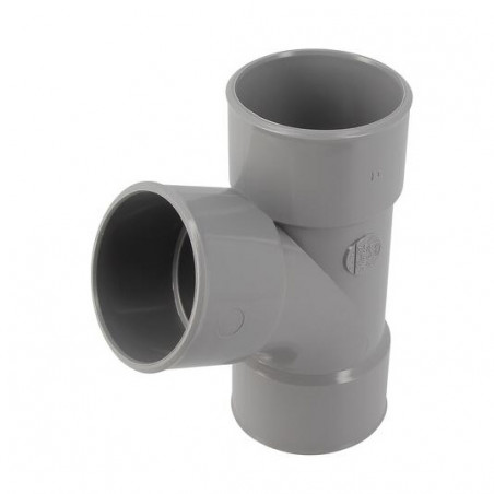 Té PVC 67 degré30 FF 63