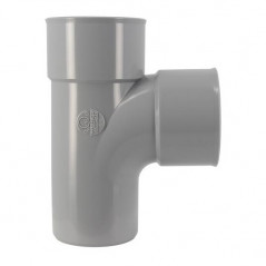 Té PVC 87 degré30 MF 63