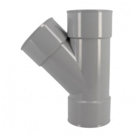 Pvc T-Stuk 45 Graden Ff 75, NICOLL, BP144