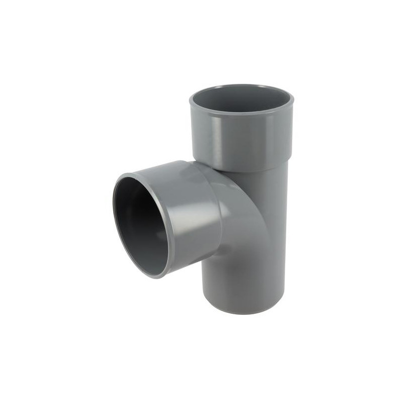 87 graden PVC T-stuk30 MF 75