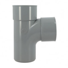 87 graden PVC T-stuk30 MF 75