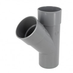 Té PVC 45 degré MF 80