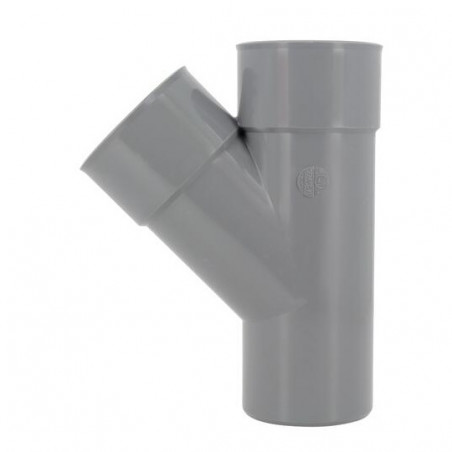 Té PVC 45 degré MF 80 NICOLL BR14 - Image 3/4