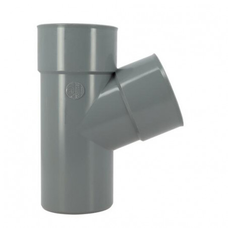 Té PVC 67 degré30 MF 80 NICOLL BR16 - Image 3/5