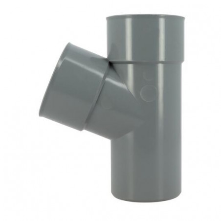 Té PVC 67 degré30 MF 80 NICOLL BR16 - Image 4/5