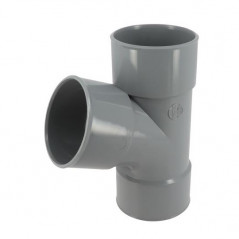 Té PVC 67 degré30 FF 80