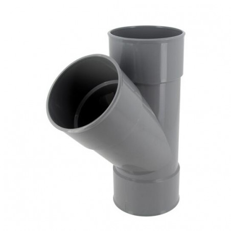 45 graden PVC T-stuk FF 100