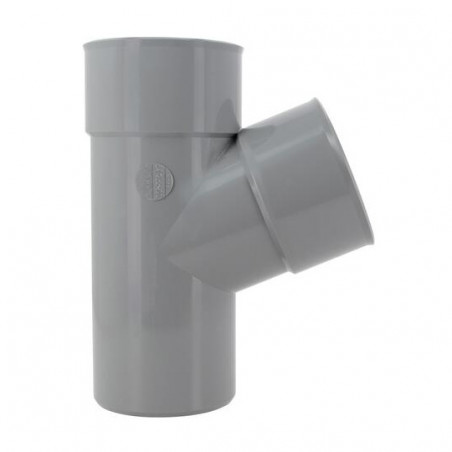 Té PVC 67 degré30 MF 100 NICOLL BT16 - Image 3/5