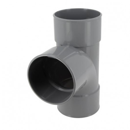 Té PVC 87 degré30 FF 100