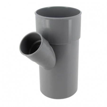 PVC T-stuk 45 graden verlaagd MF 100/50/100