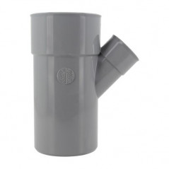 Té PVC 45 degré réduit MF 100/50/100