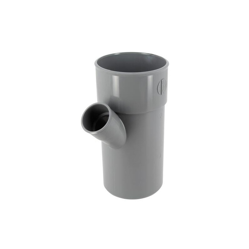 PVC tee 45 degree reduced M/F 100/40/100
