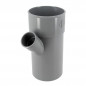 PVC tee 45 degree reduced M/F 100/40/100