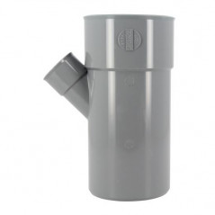 Té PVC 45 degré réduit MF 100/40/100