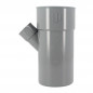 PVC tee 45 degree reduced M/F 100/40/100