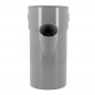 PVC tee 45 degree reduced M/F 100/40/100