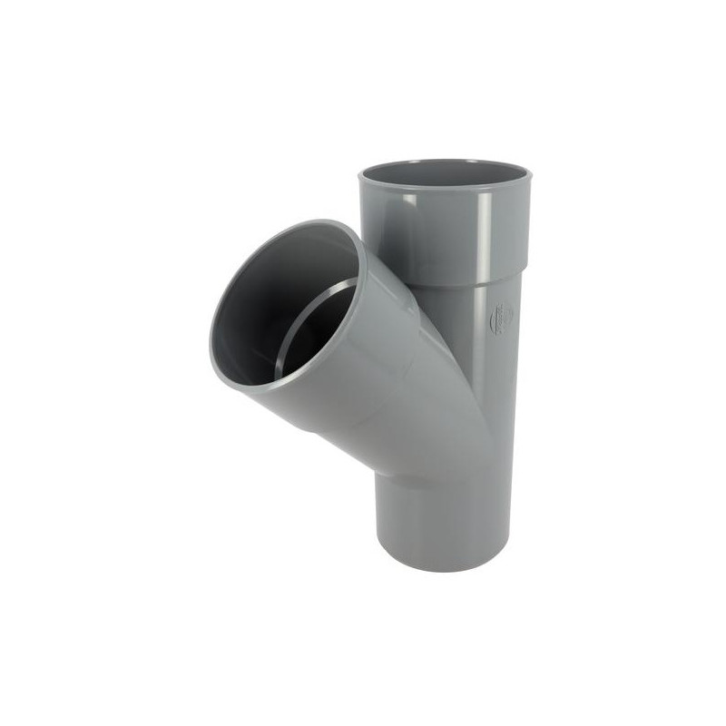 Té PVC 45 degré MF 110