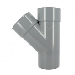 45 graden PVC T-stuk MF 110