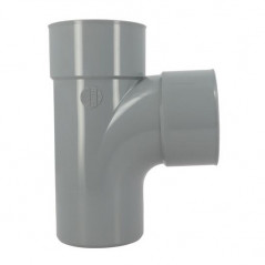 Té PVC 87 degré30 MF 110