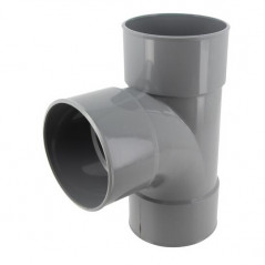 Pvc T-Stuk 87 Graden30 Ff 110, NICOLL, BV188