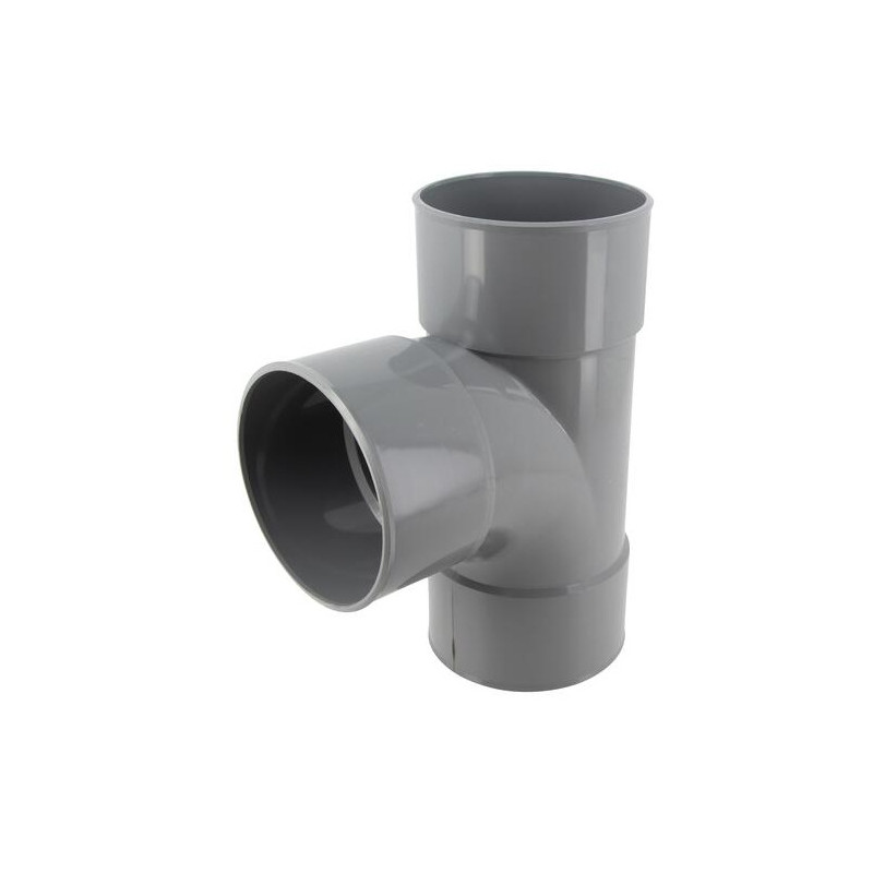 Raccordo a T in PVC 87 gradi 30 FF 110