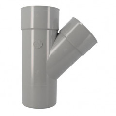 Té PVC 45 degré réduit MF 110/100/110