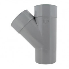 Té PVC 45 degré MF 125