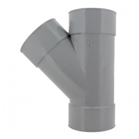 Té PVC 45 degré FF 125 NICOLL BX144 - Image 3/4