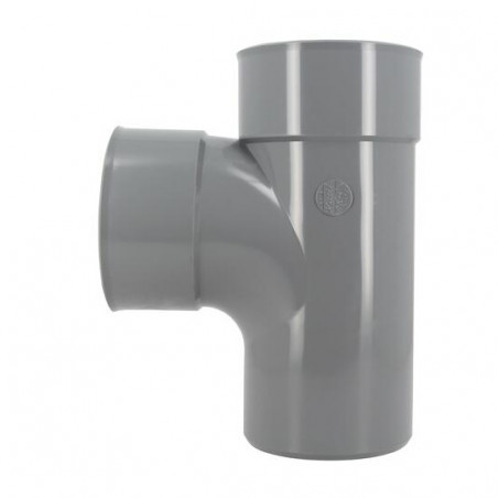 87 Graden Pvc T-Stuk30 Mf 125, NICOLL, BX18