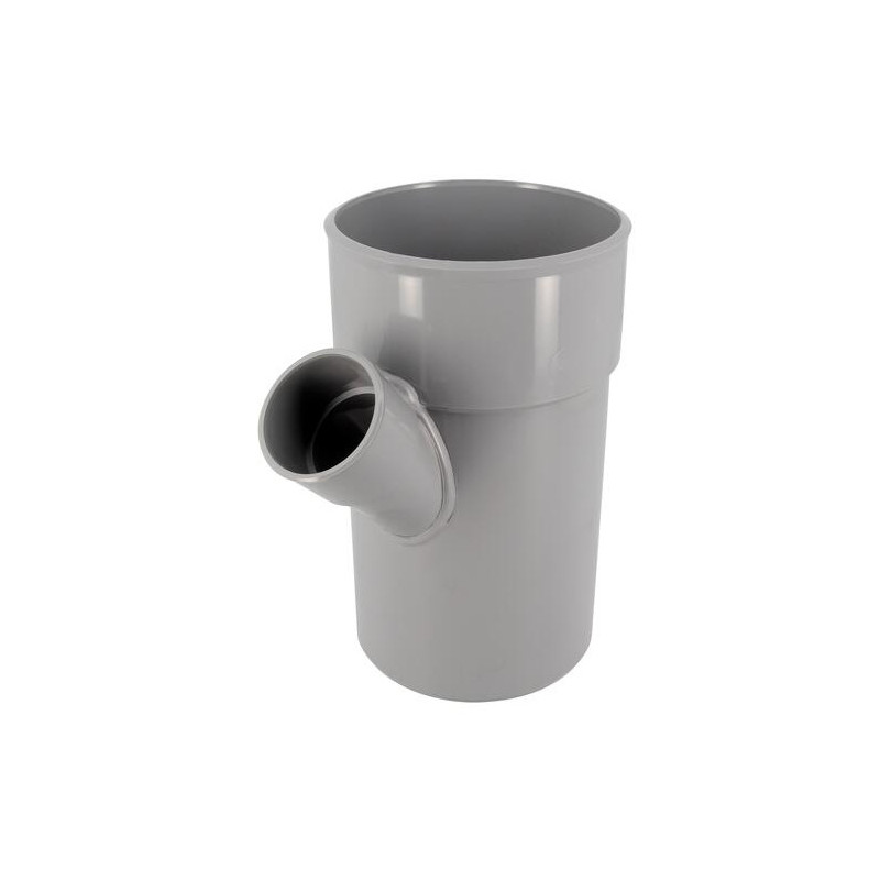 PVC T-stuk 45 graden verlaagd MF 125/50/125